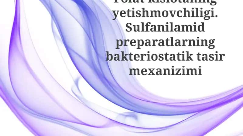 Folat tanqisligi va davolash