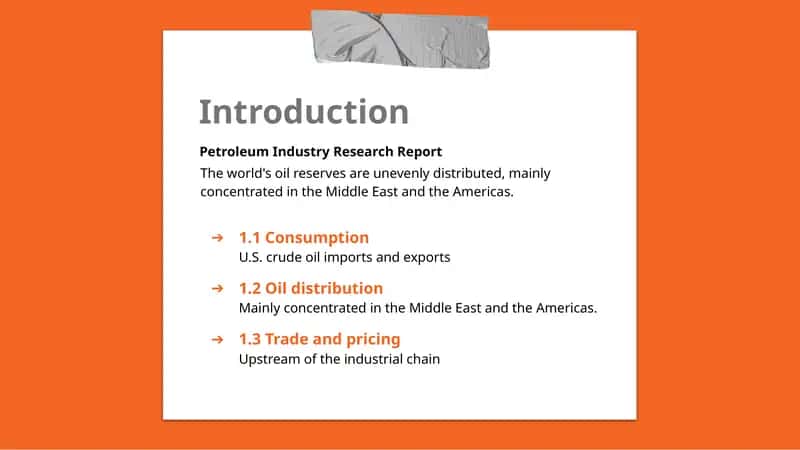 Petroleum Industry Research Report