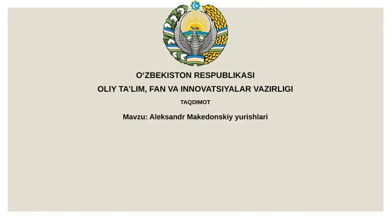 Aleksandr Makedonskiyyurishlari