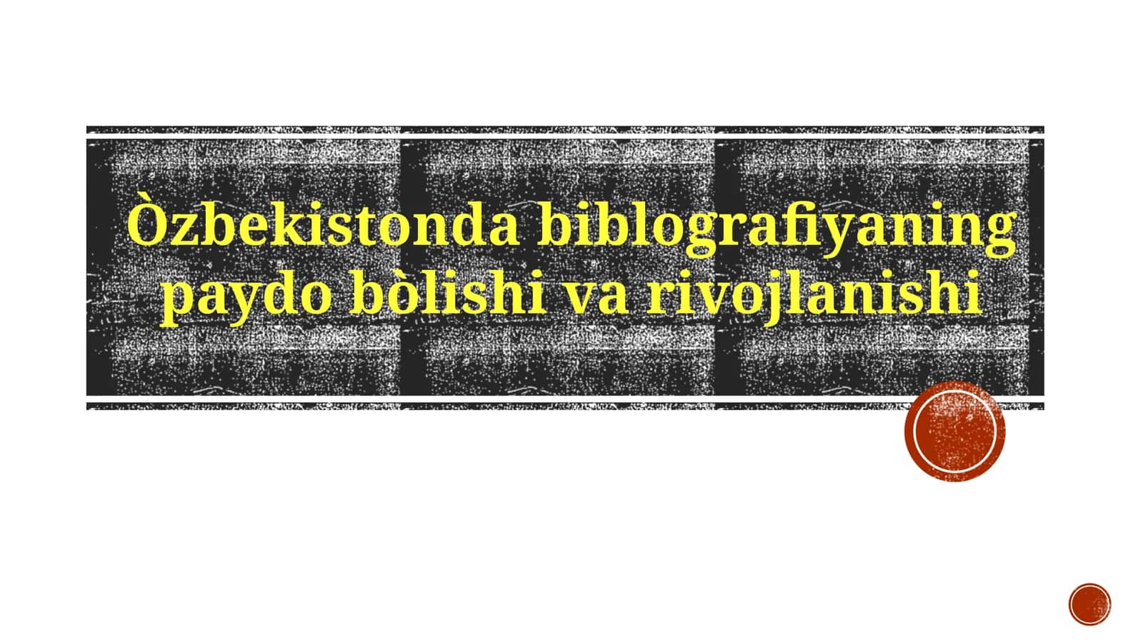 O'zbekistondagi Sovetgachagi bibliografiya