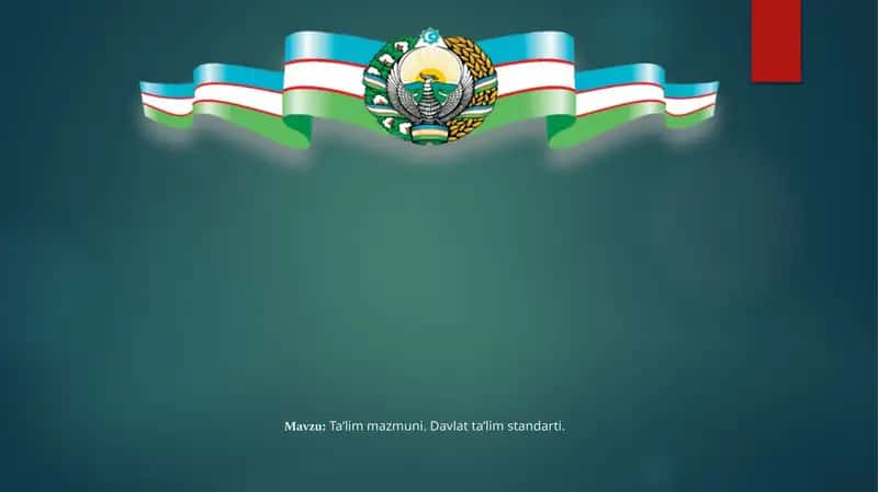 Davlat ta’lim standarti