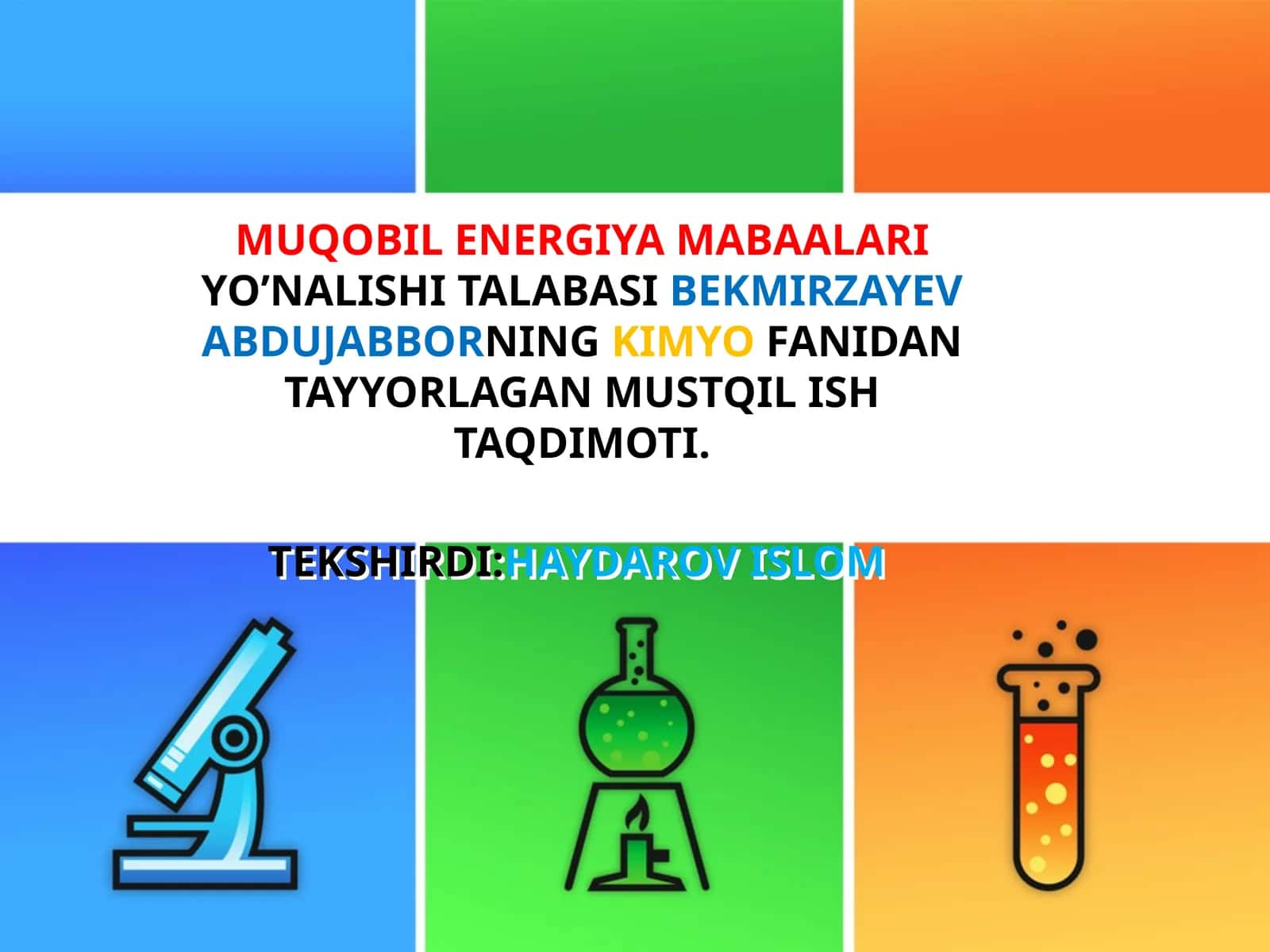 MUQOBIL ENERGIYA MABAALARIYO’NALISHI