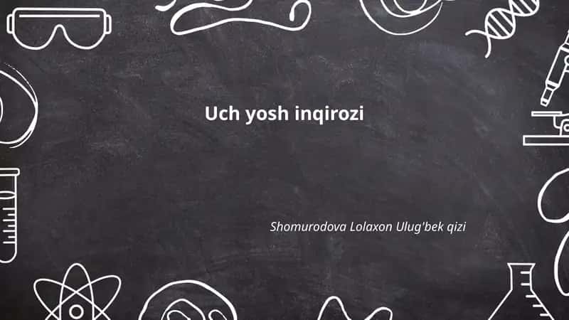 Uch yosh inqirozining psixologik sabablari