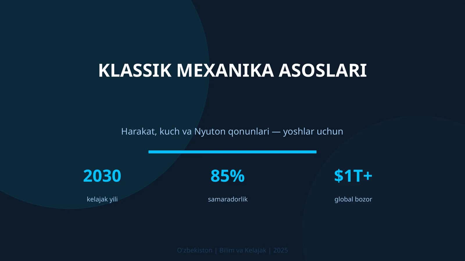 KLASSIK MEXANIKA ASOSLARI