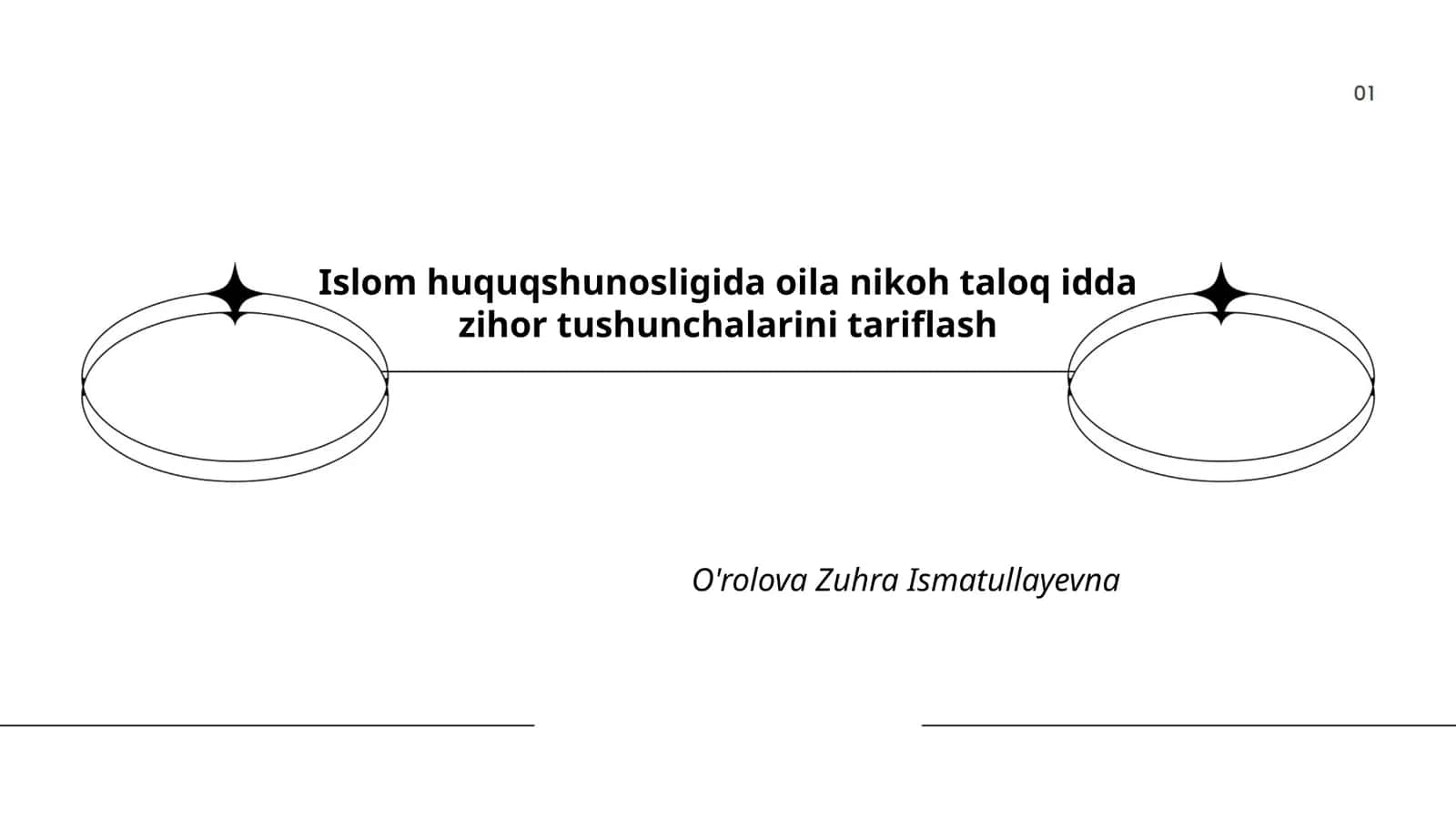 Islom huquqshunosligida oila nikoh taloq idda zihor tushunchalarini tariflash