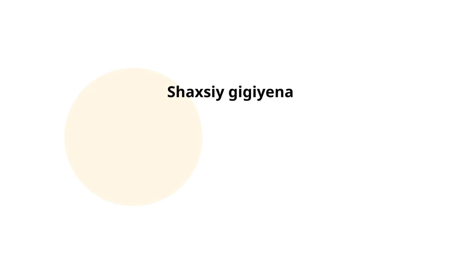 Qo‘l gigiyenasi