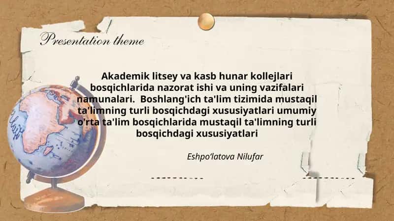 Boshlang'ich ta'lim tizimi