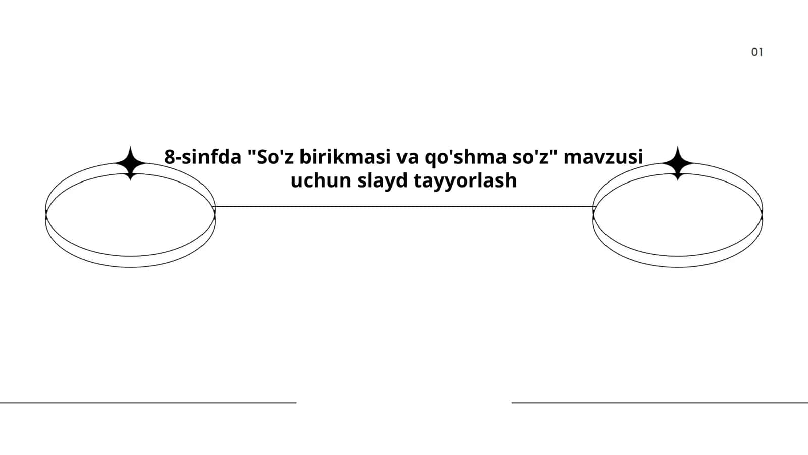 8-sinfda "So'z birikmasi va qo'shma so'z" mavzusi uchun slayd tayyorlash