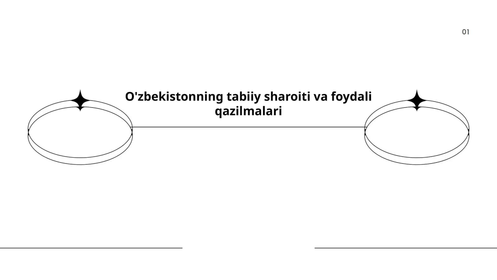 O'zbekistonning tabiiy sharoiti va foydali qazilmalari