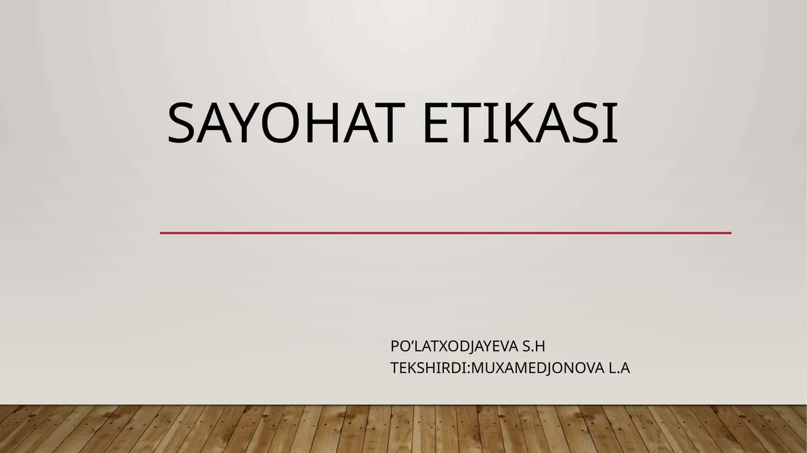 SAYOHAT ETIKASI