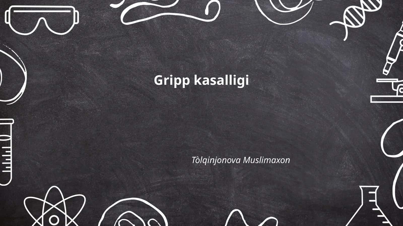 Gripp kasalligi