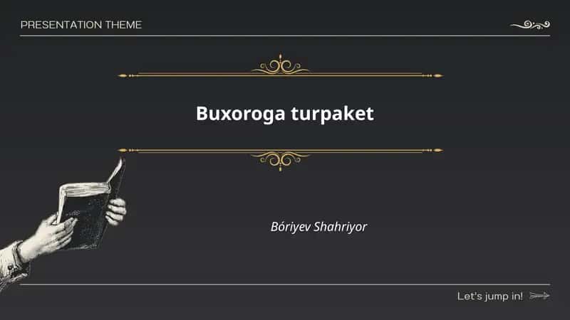 Buxoroga turpaket