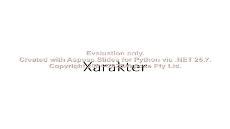 Xarakter