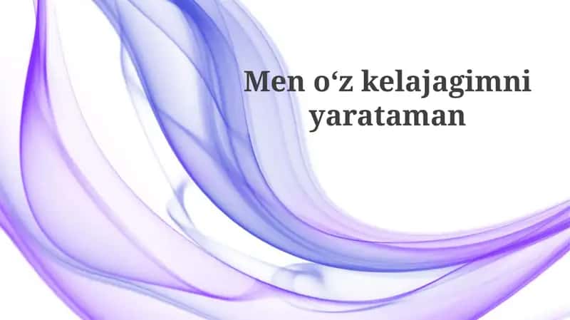 O'zlikni anglash va maqsadlarni belgilash