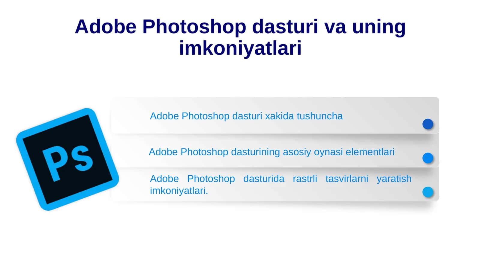 Adobe Photoshop dasturi