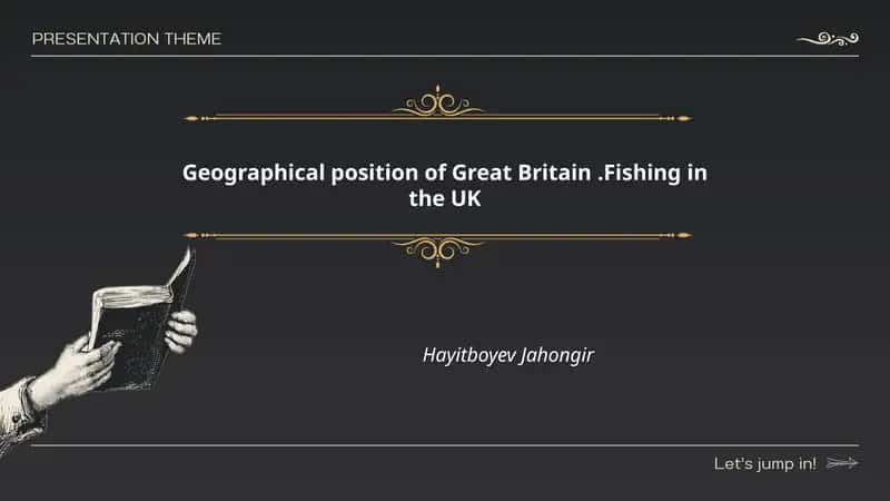 Geographical position of Great Britain.Fishing in the UK
