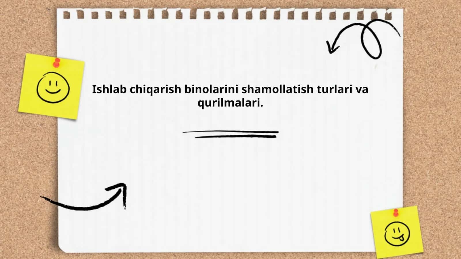 Ishlab chiqarish binolarini shamollatish turlari va qurilmalari