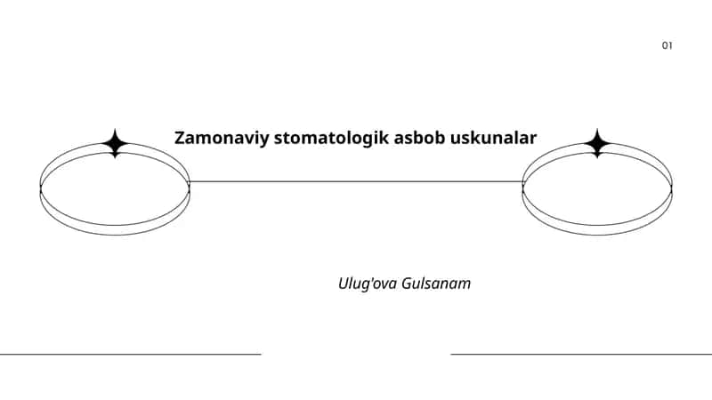 Zamonaviy stomatologik asbob uskunalar