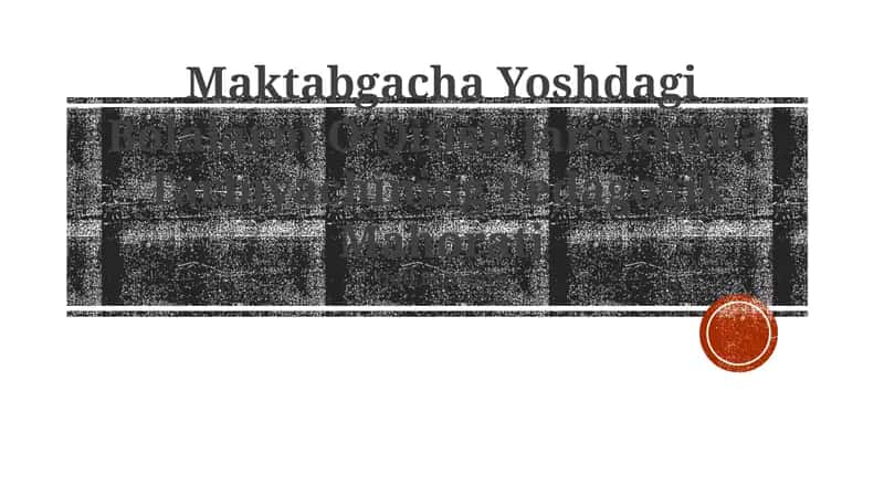 Maktabgacha Yoshdagi Bolalarni OʻQitish Jarayonida Tarbiyachining Pedagogik Mahorati