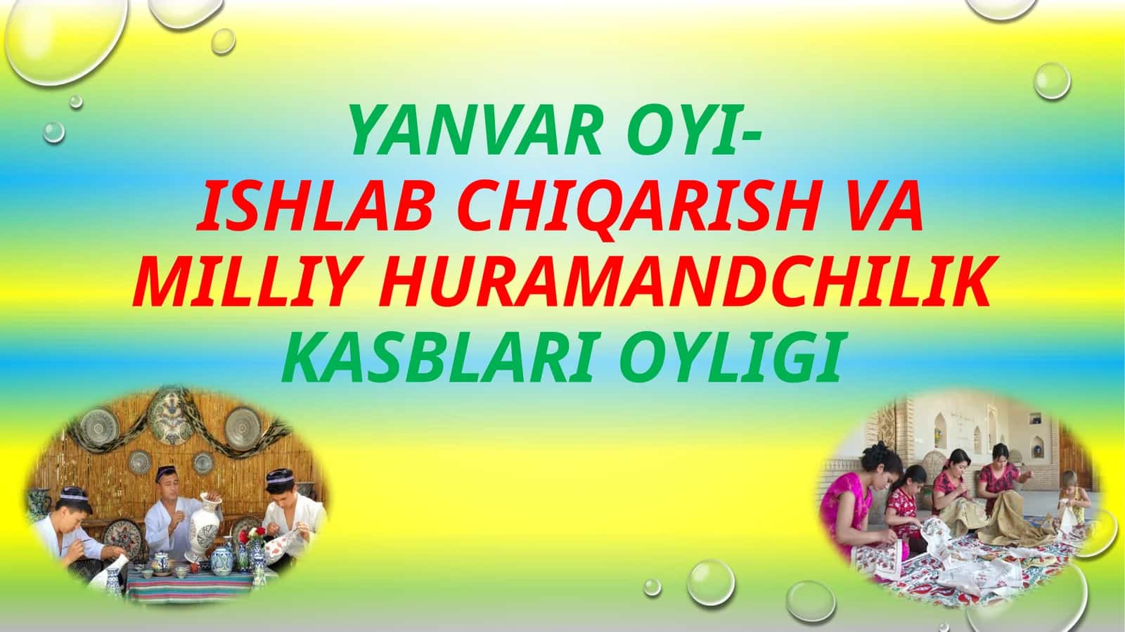 KASB – HUNAR- INSONGA BAXT KELTIRAR