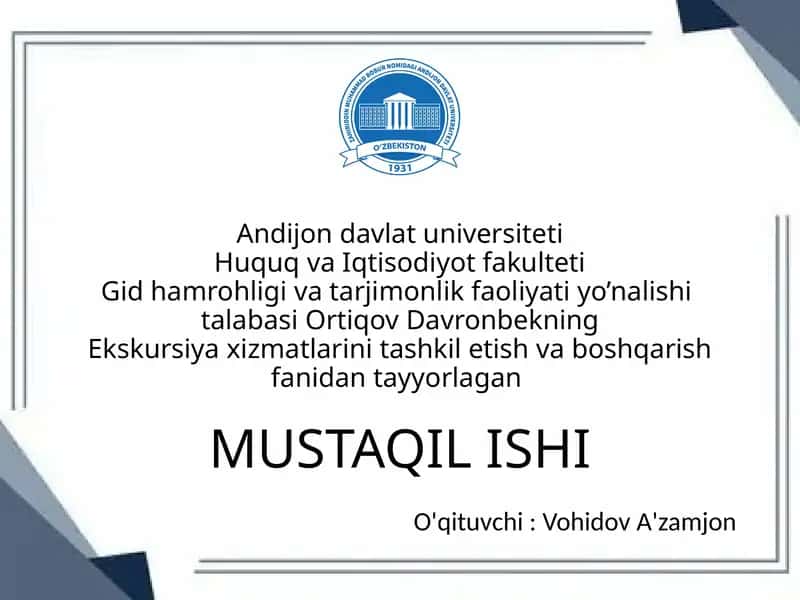 Marg‘ilon shahrining tarixiy-madaniy merosi bo‘ylab ekskursiya