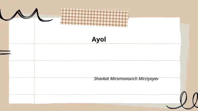 Ayol Huquqlari va Gender Tengligi