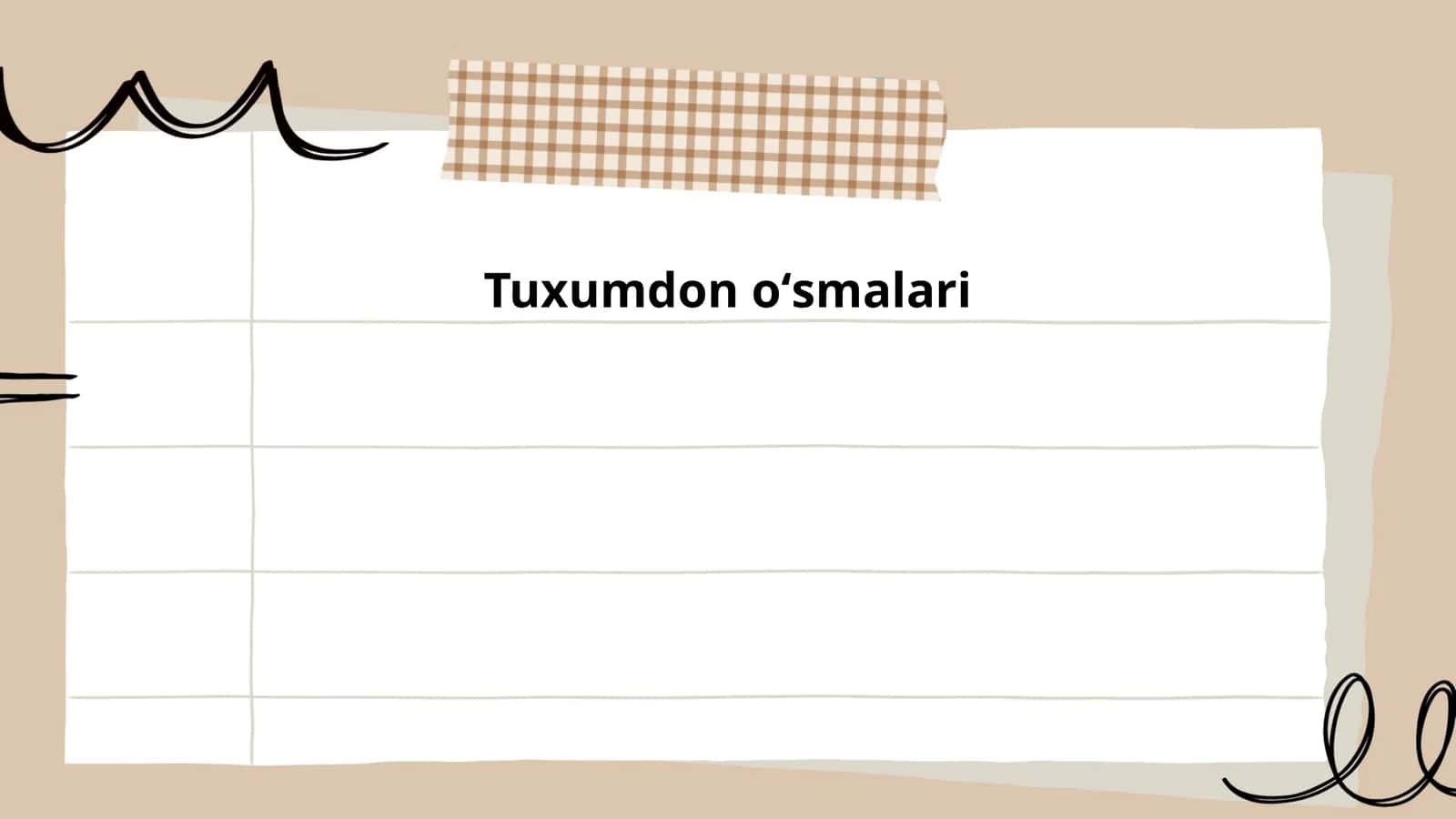 Tuxumdon oʻsmalari