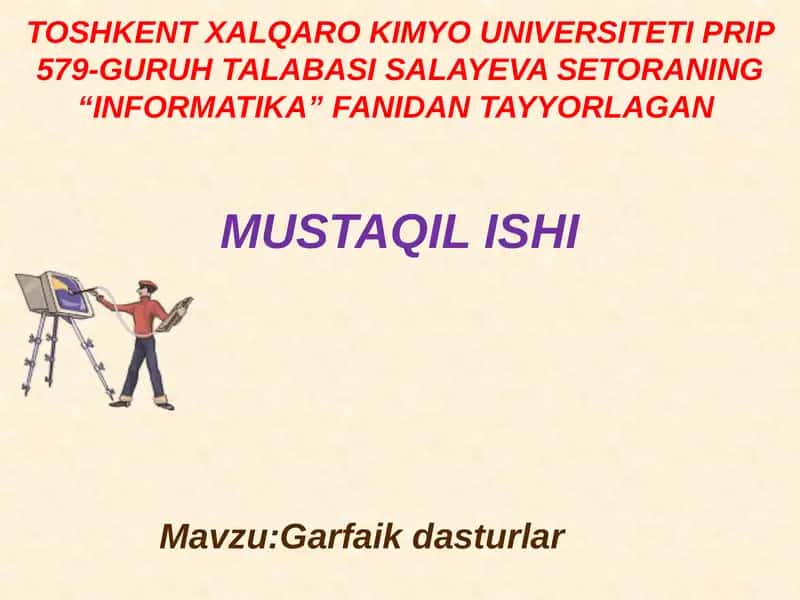 Garfaikdasturlar