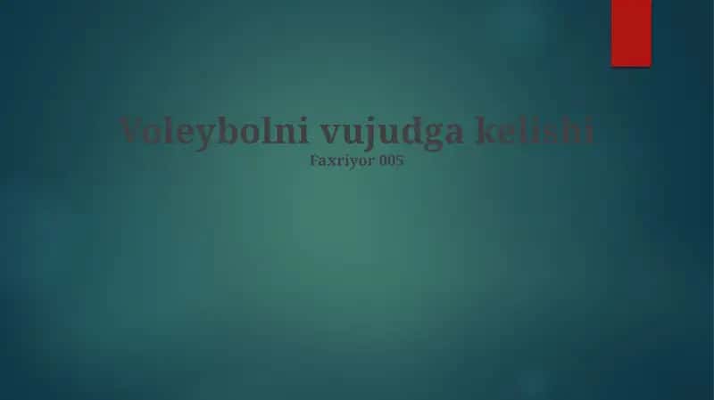 Voleybol