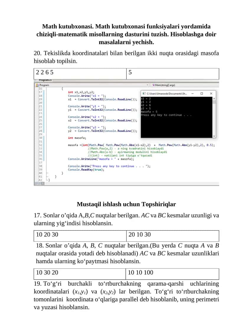 Math kutubxonasi