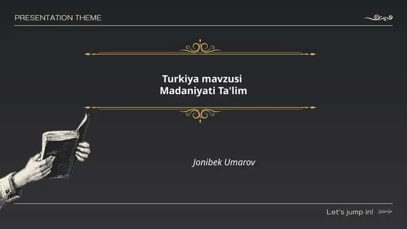 Turkiya mavzusi