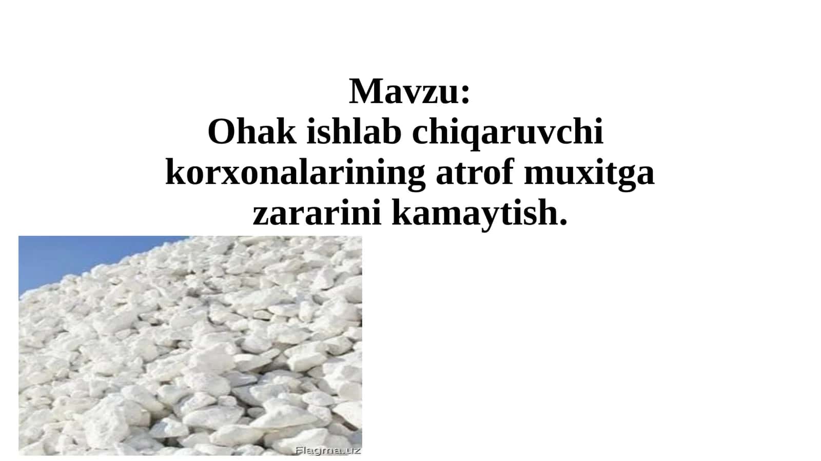 Ohak ishlab chiqarish