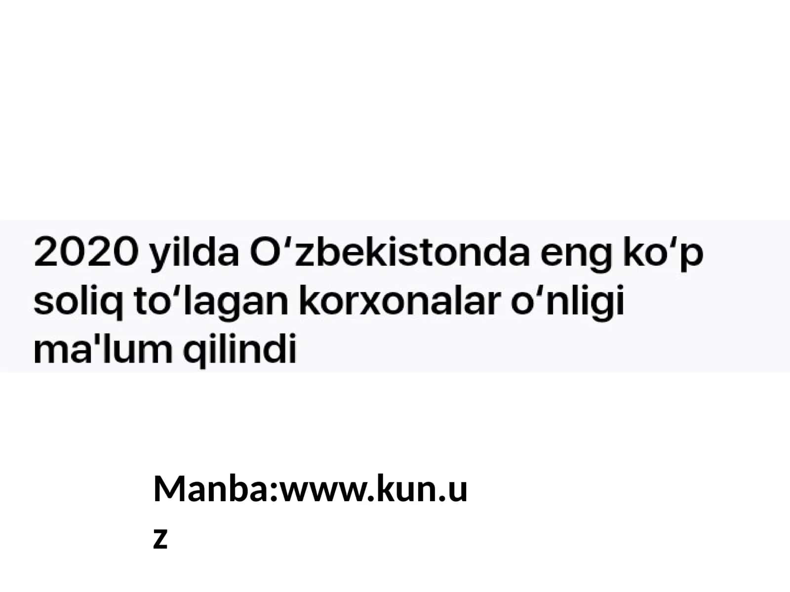 Manba: www.kun.uz