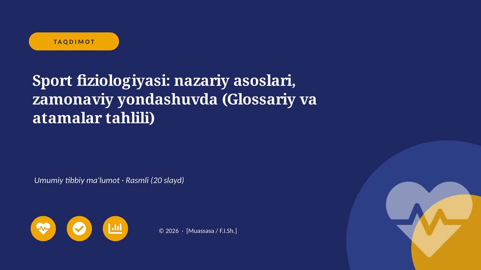 Sport fiziologiyasi: nazariy asoslari, zamonaviy yondashuvda (Glossariy va atamalar tahlili)