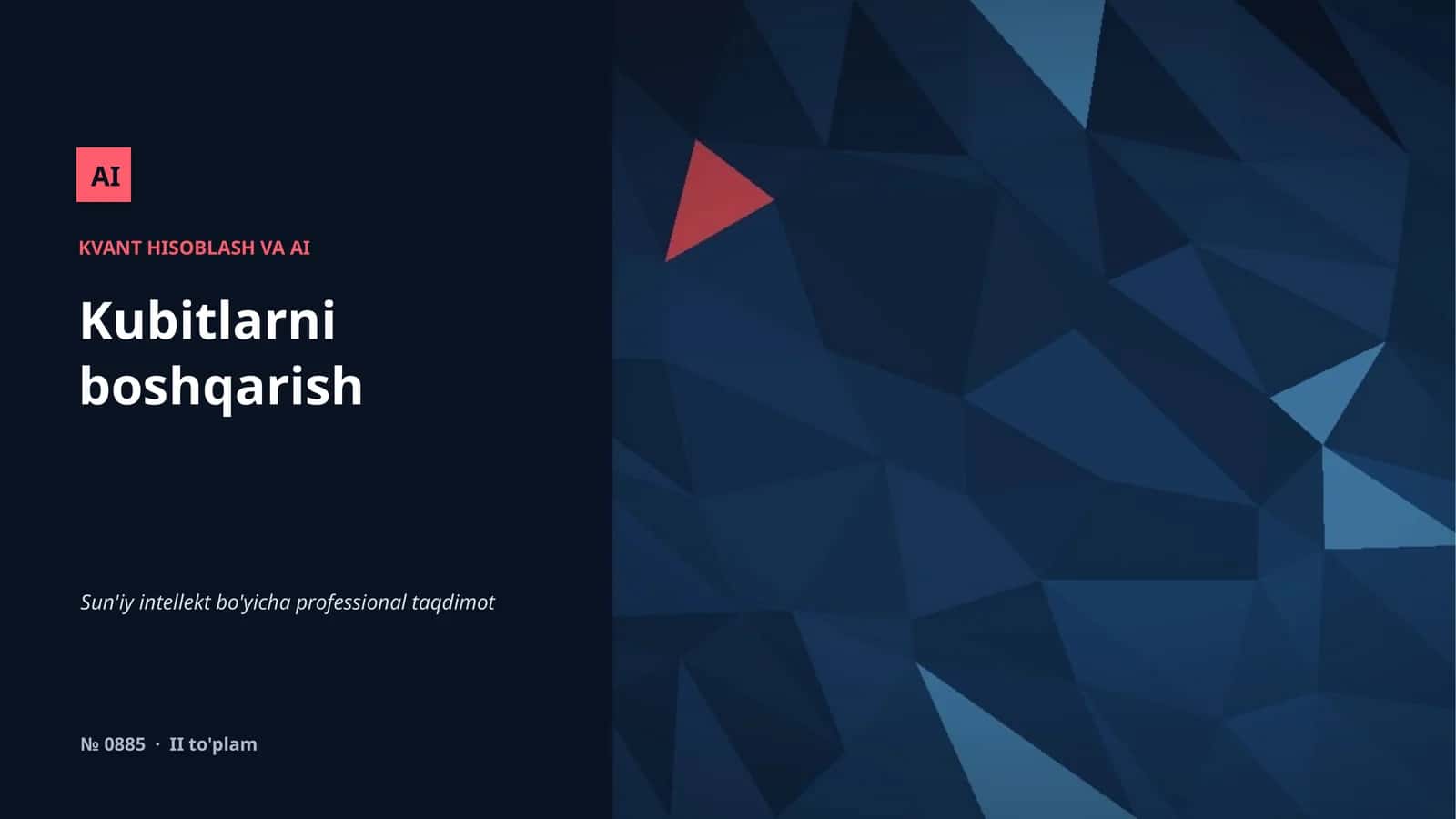 KVANT HISOBLASH VA AI