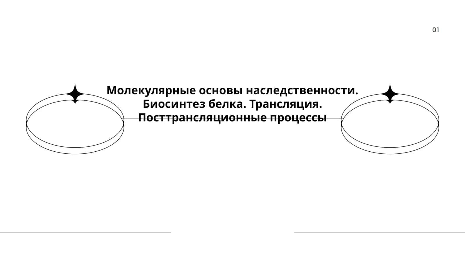 Молекулярные основы наследственности. Биосинтез белка. Трансляция. Посттрансляционные процессы
