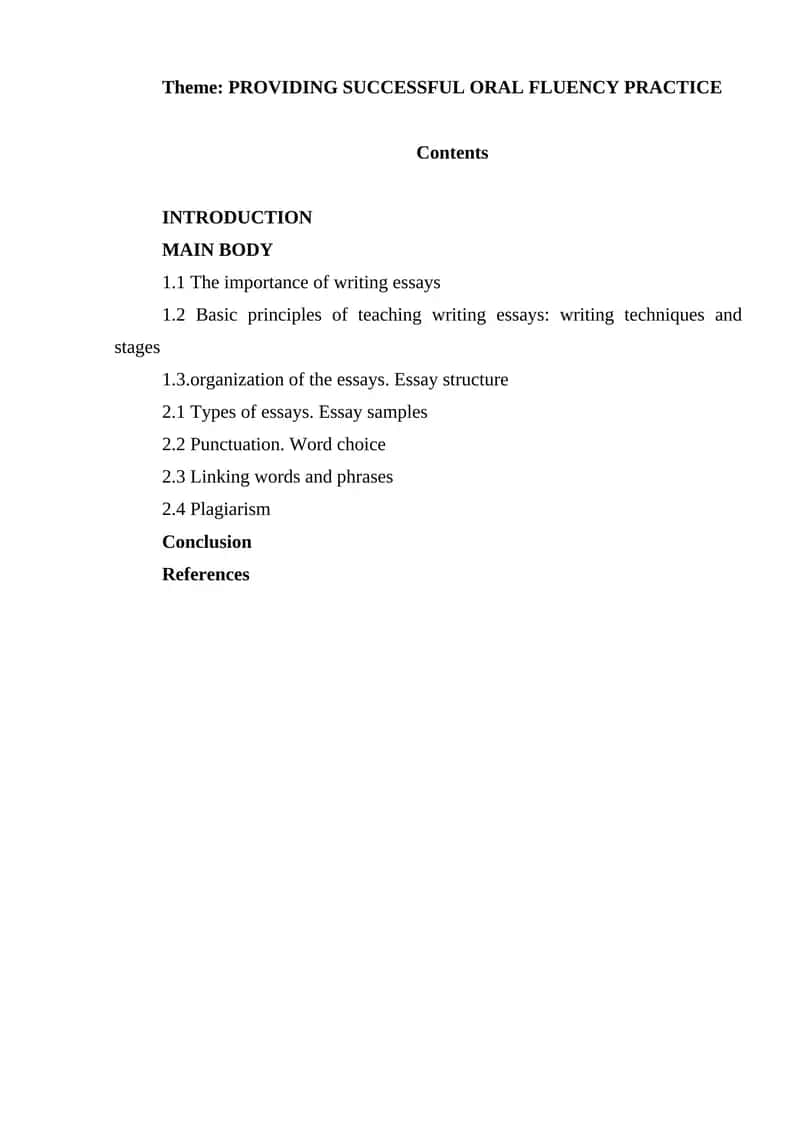 Teaching Writing Essays