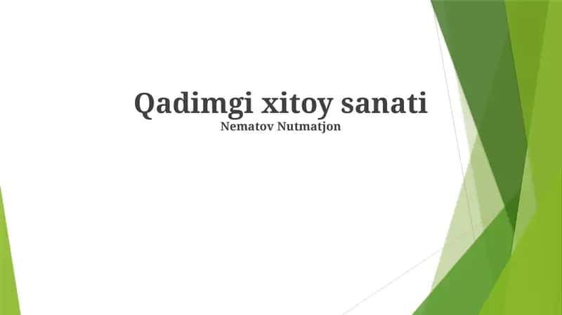 Qadimgi Xitoy sanati