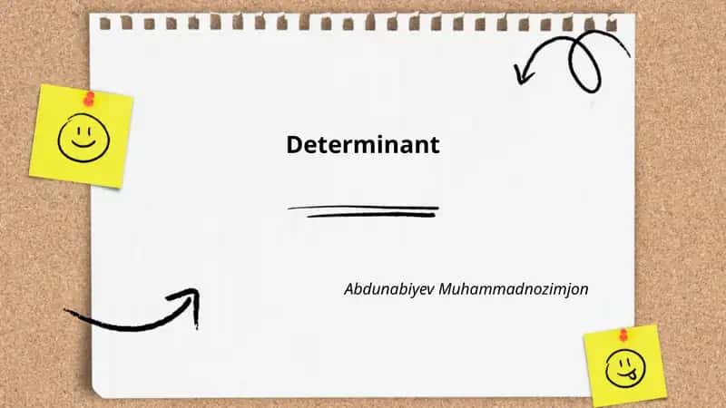 Determinant