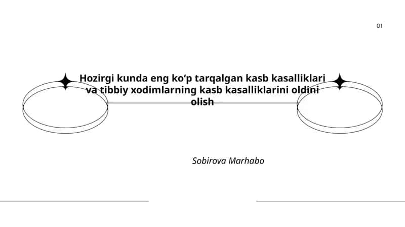 Kasb kasalliklari va tibbiy xodimlarning oldini olish