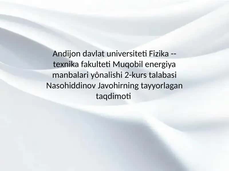 Energiya Menejmenti va Standartlari