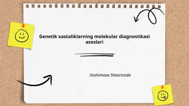 Genetik xastaliklarning molekular diagnostikasi asoslari