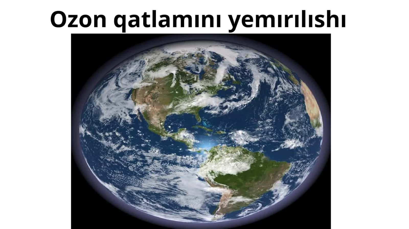 Ozon qatlamını yemırılıshı