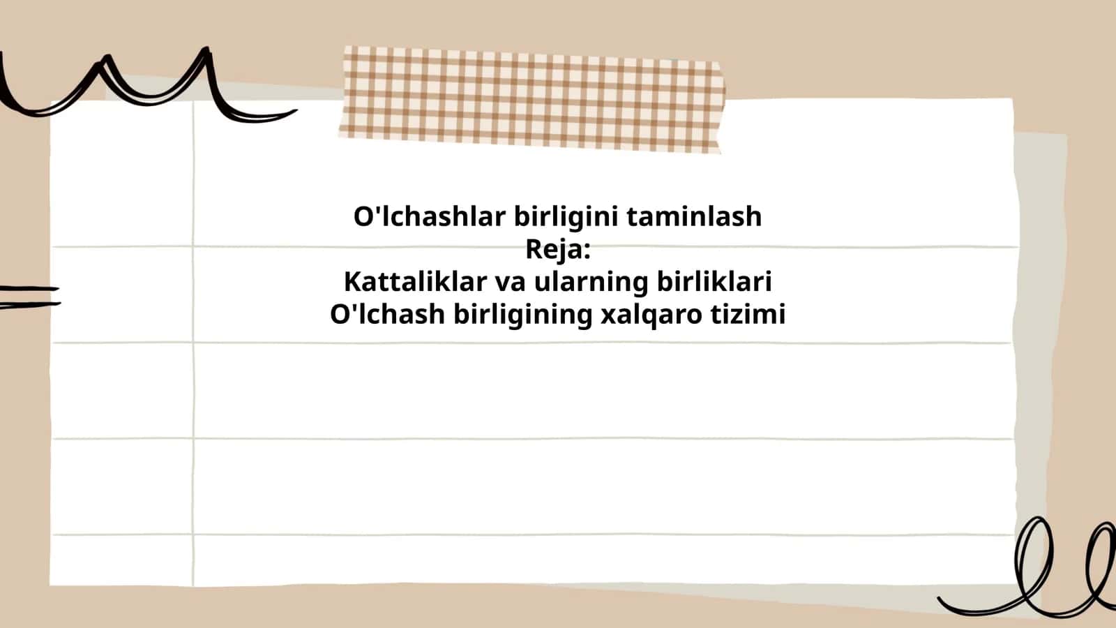 Fizik kattaliklar va ularning tavsifi