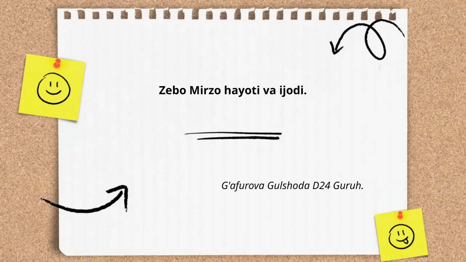 Zebo Mirzo hayoti va ijodi