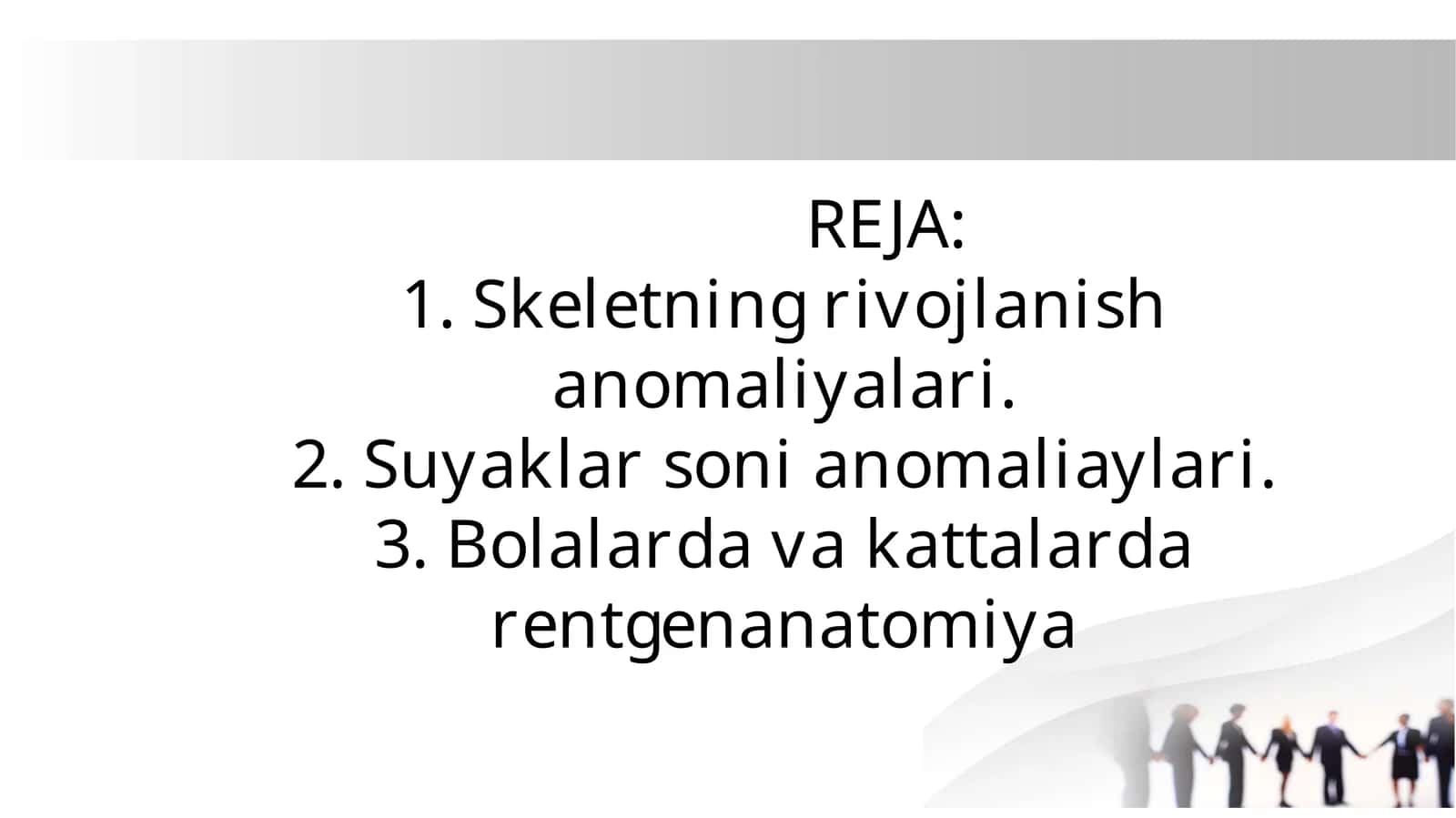 skelet suyaklarining rentgen anatomiyasi
