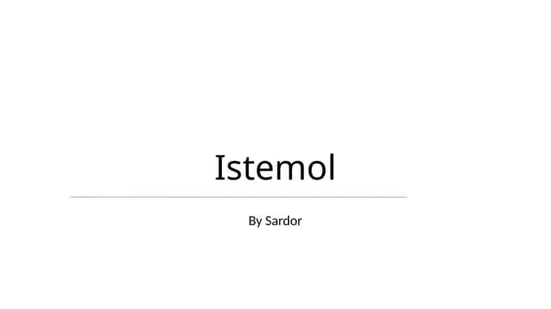 Istemol