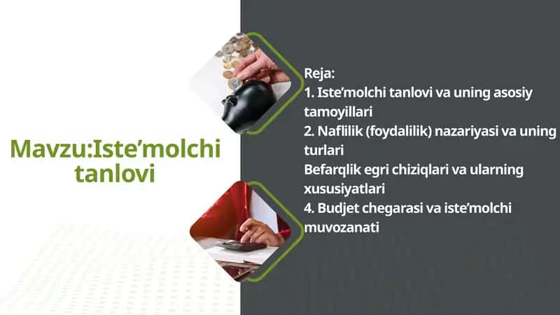 Iste'molchi tanlovi