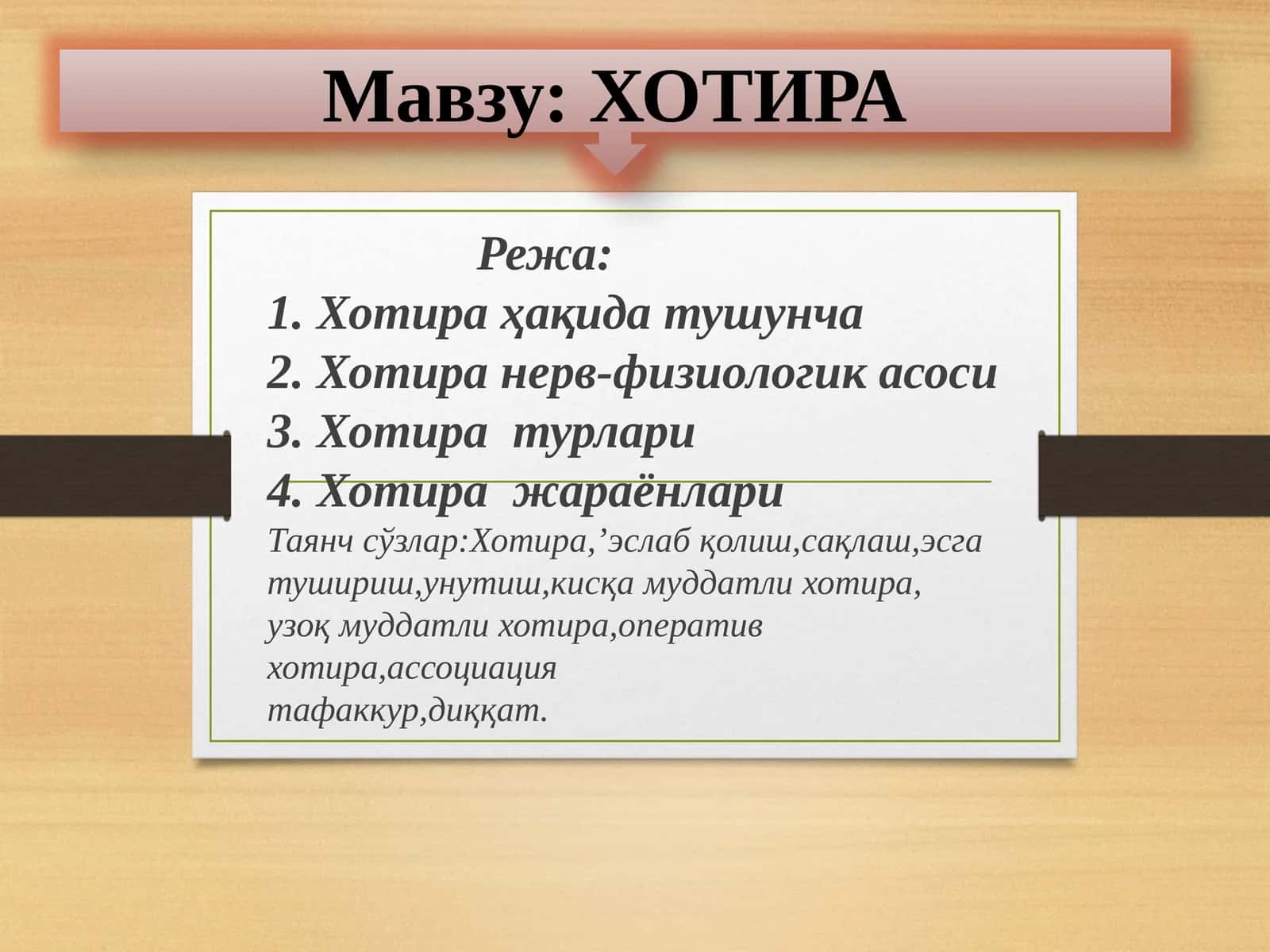 ХОТИРА