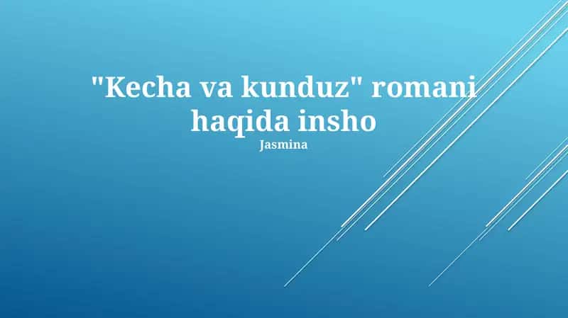 Kecha va Kunduz